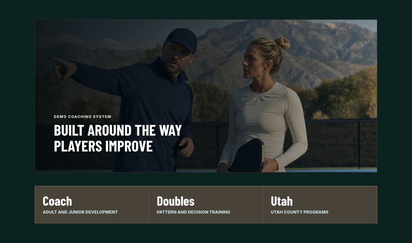 Real coach credentials section from Elite Coach Booking Demo